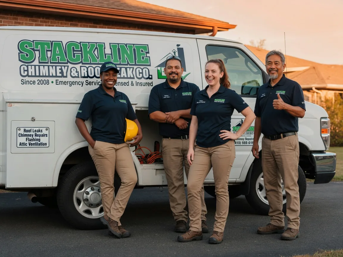 Chimney flashing repair company in Hugo, MN